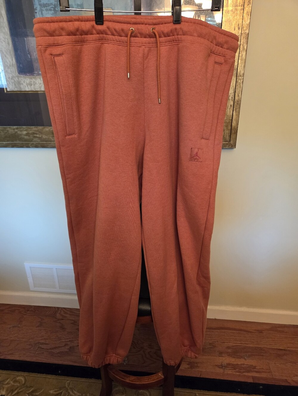 Jordan Women’s Flight Fleece Jogger Pants Dusty Peach XL NWT Loose Fit